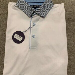 Marcello Signature Collar Polo - White M